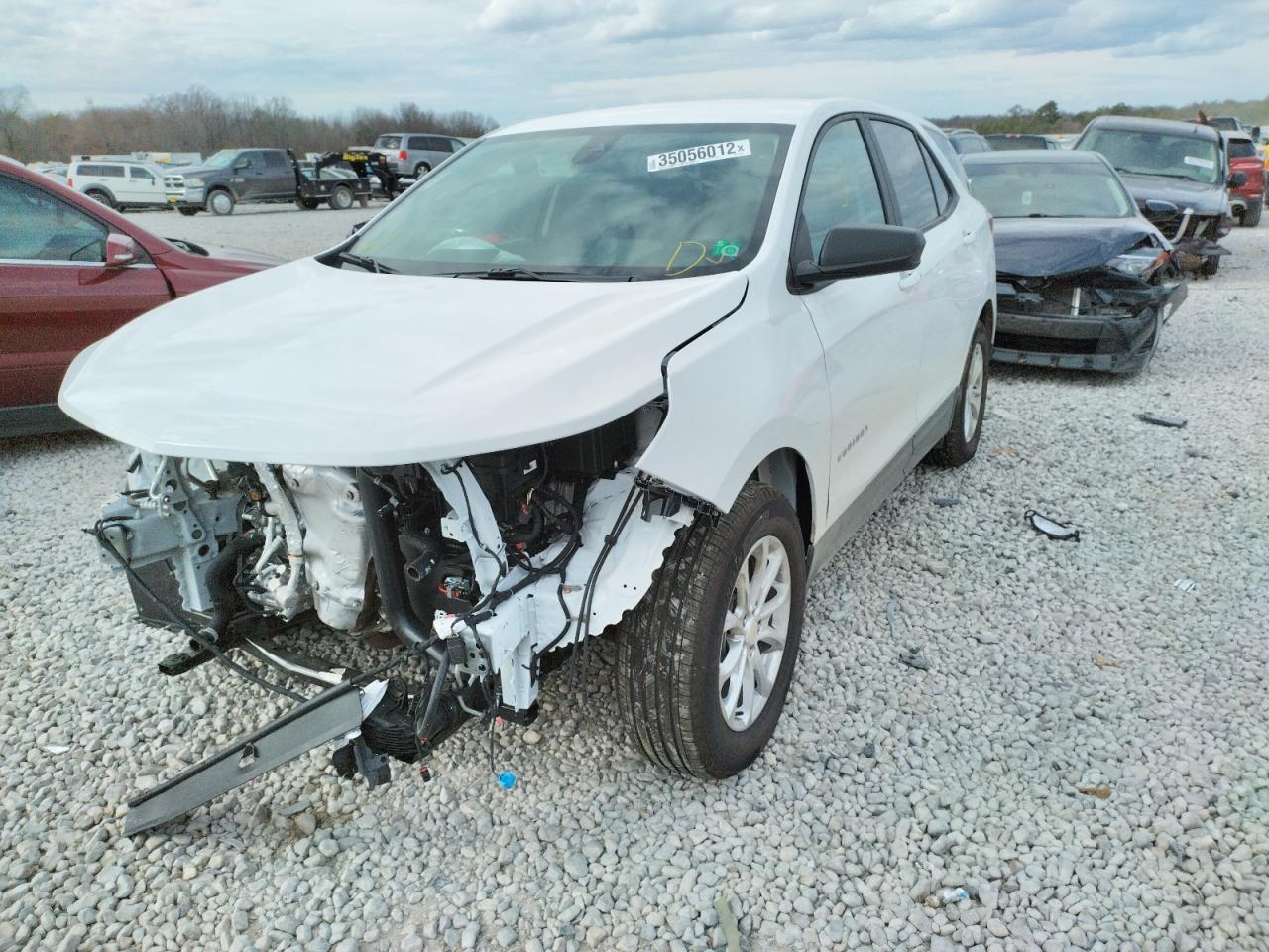 Photo 2 from auction – 2021 CHEVROLET EQUINOX LS with VIN 3GNAXHEV5MS174168