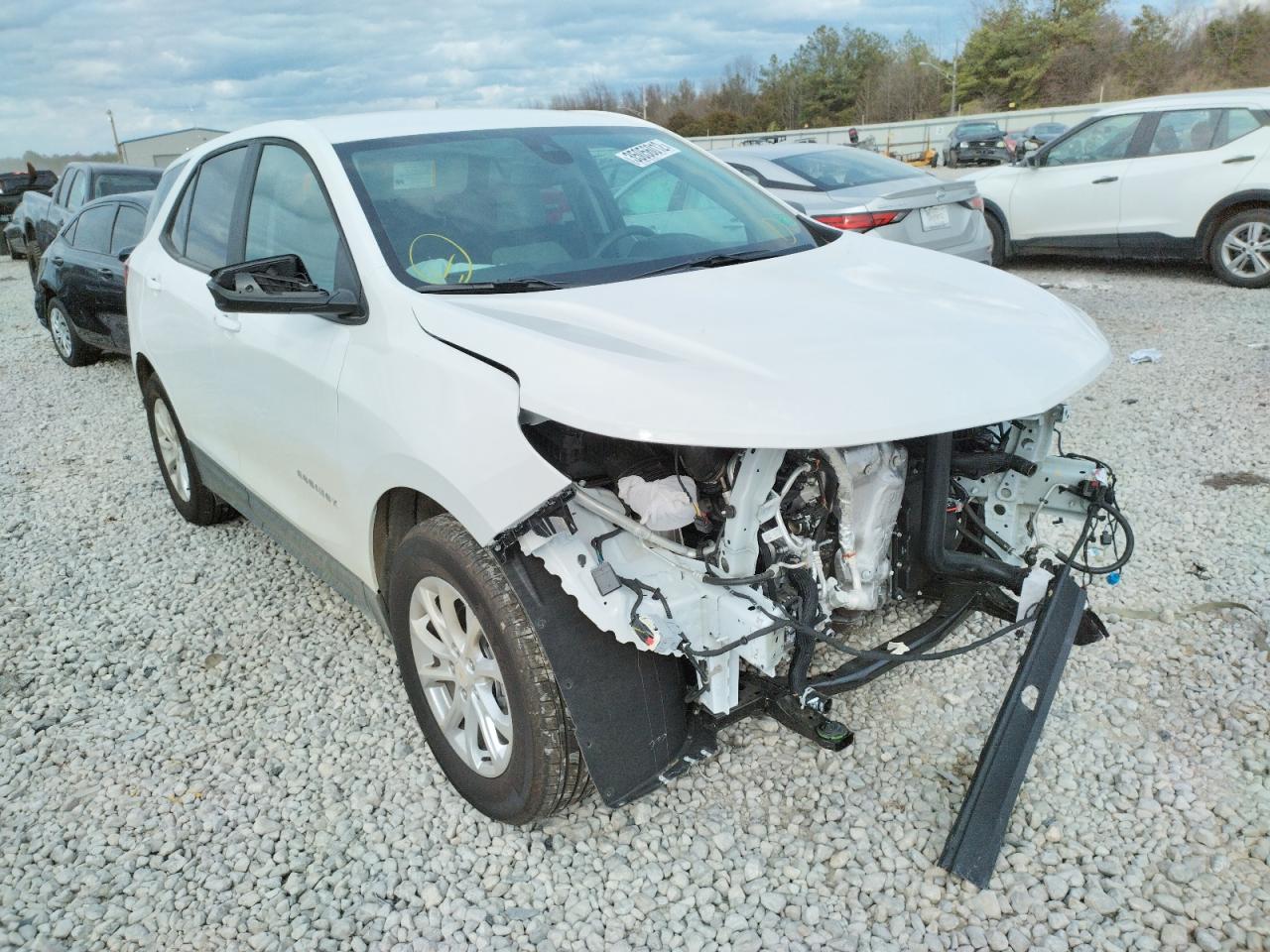 CHEVROLET EQUINOX LS 2021 with VIN 3GNAXHEV5MS174168 - Photo from auction