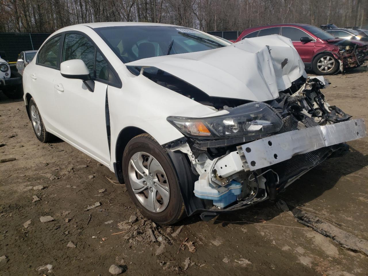 HONDA CIVIC LX 2013 with VIN 2HGFB2F58DH603591 - Photo from auction
