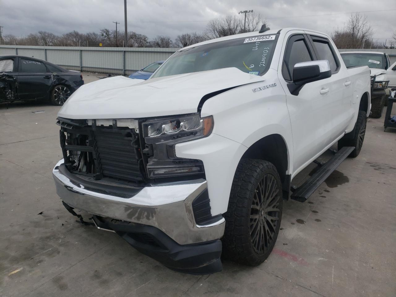 Photo 2 from auction – 2020 CHEVROLET SILVERADO with VIN 3GCPWCED3LG191939