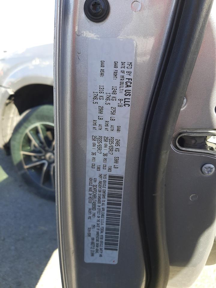 Photo 10 from auction – 2018 DODGE JOURNEY SE with VIN 3C4PDCAB9JT498983