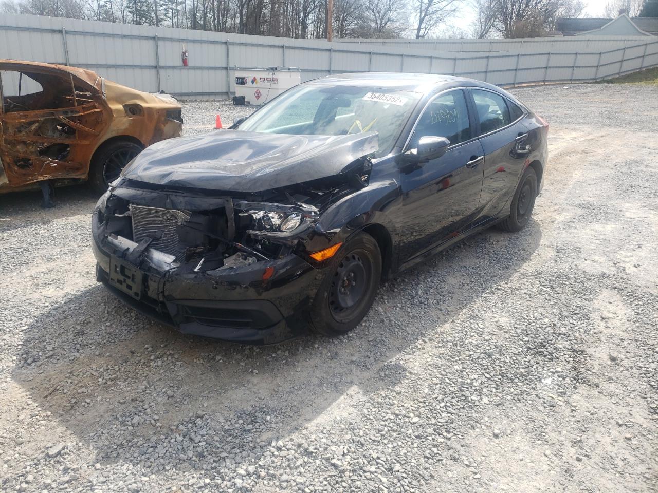 Photo 2 from auction – 2018 HONDA CIVIC LX with VIN 2HGFC2F52JH523714