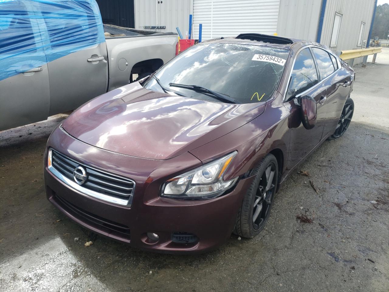 Photo 2 from auction – 2014 NISSAN MAXIMA S with VIN 1N4AA5AP7EC446698