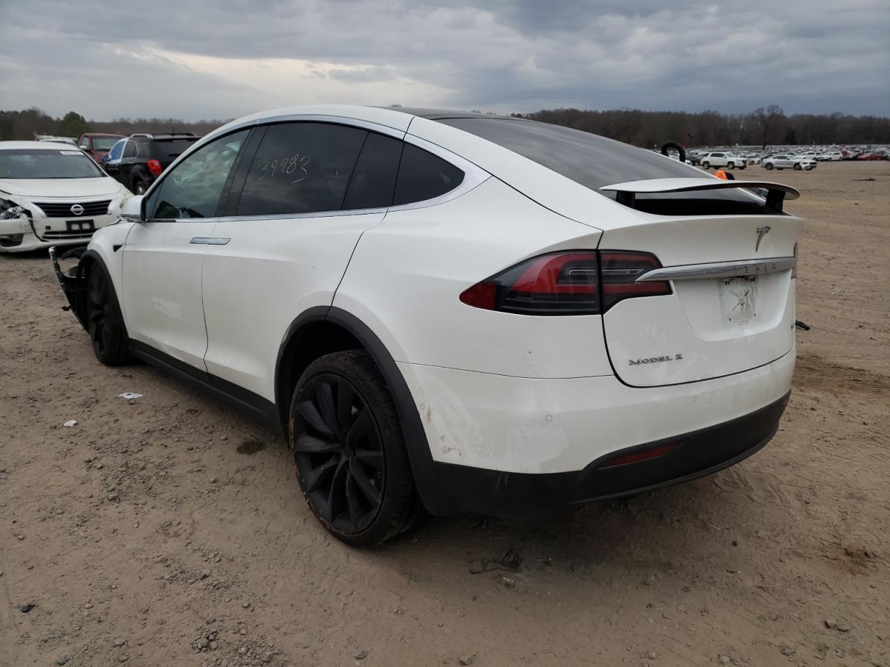 Photo 3 from auction – 2017 TESLA MODEL X with VIN 5YJXCBE22HF078479