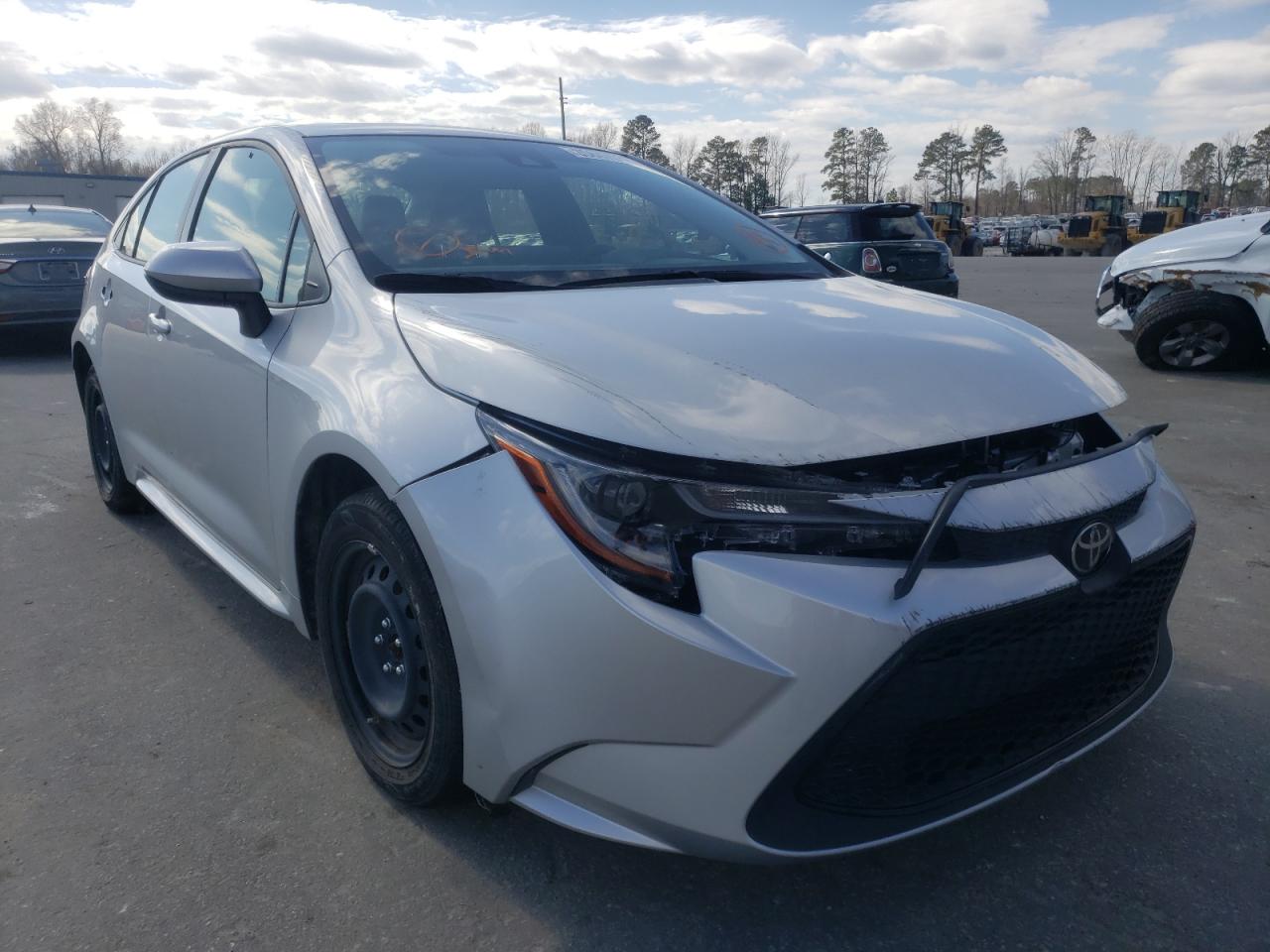 TOYOTA COROLLA LE 2021 with VIN JTDEPMAE4MJ127188 - Photo from auction