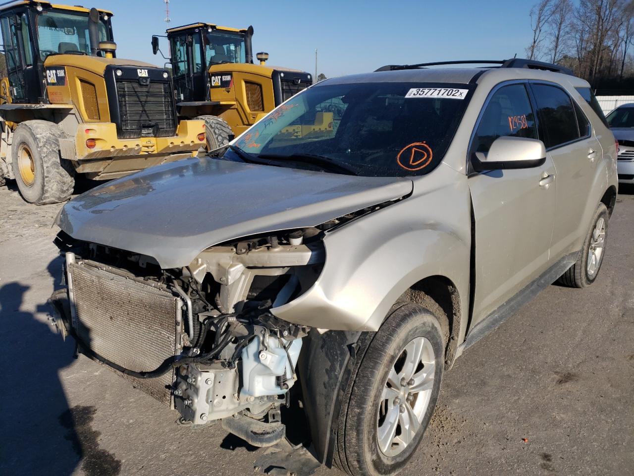 Photo 2 from auction – 2015 CHEVROLET EQUINOX LT with VIN 2GNALBEK0F1135386