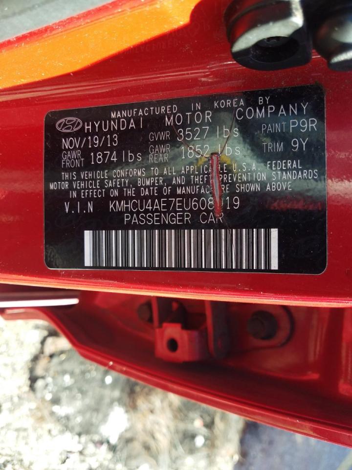 Photo 10 from auction – 2014 HYUNDAI ACCENT GLS with VIN KMHCU4AE7EU608919