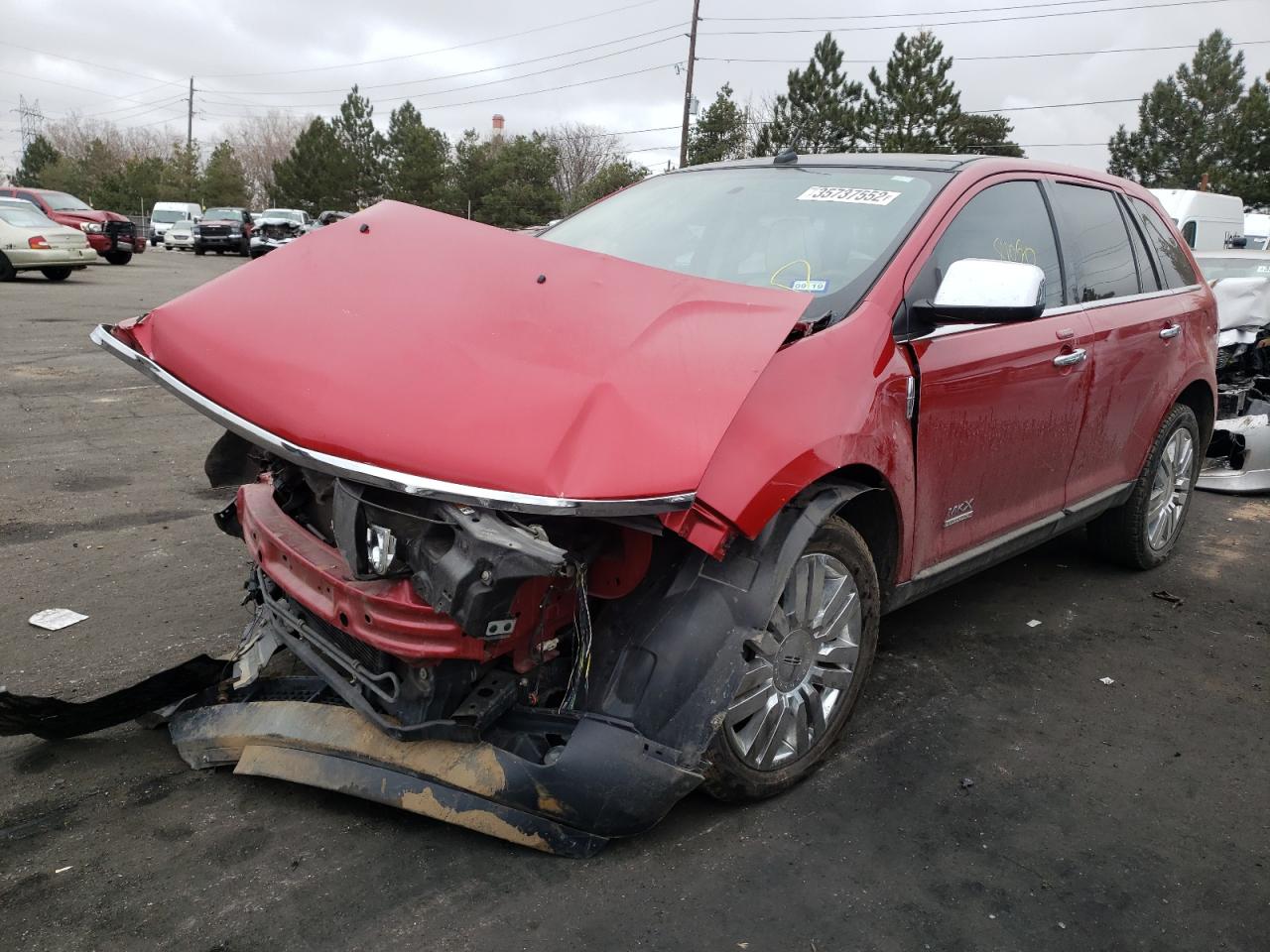 Photo 2 from auction – 2010 LINCOLN MKX with VIN 2LMDJ8JC6ABJ35456