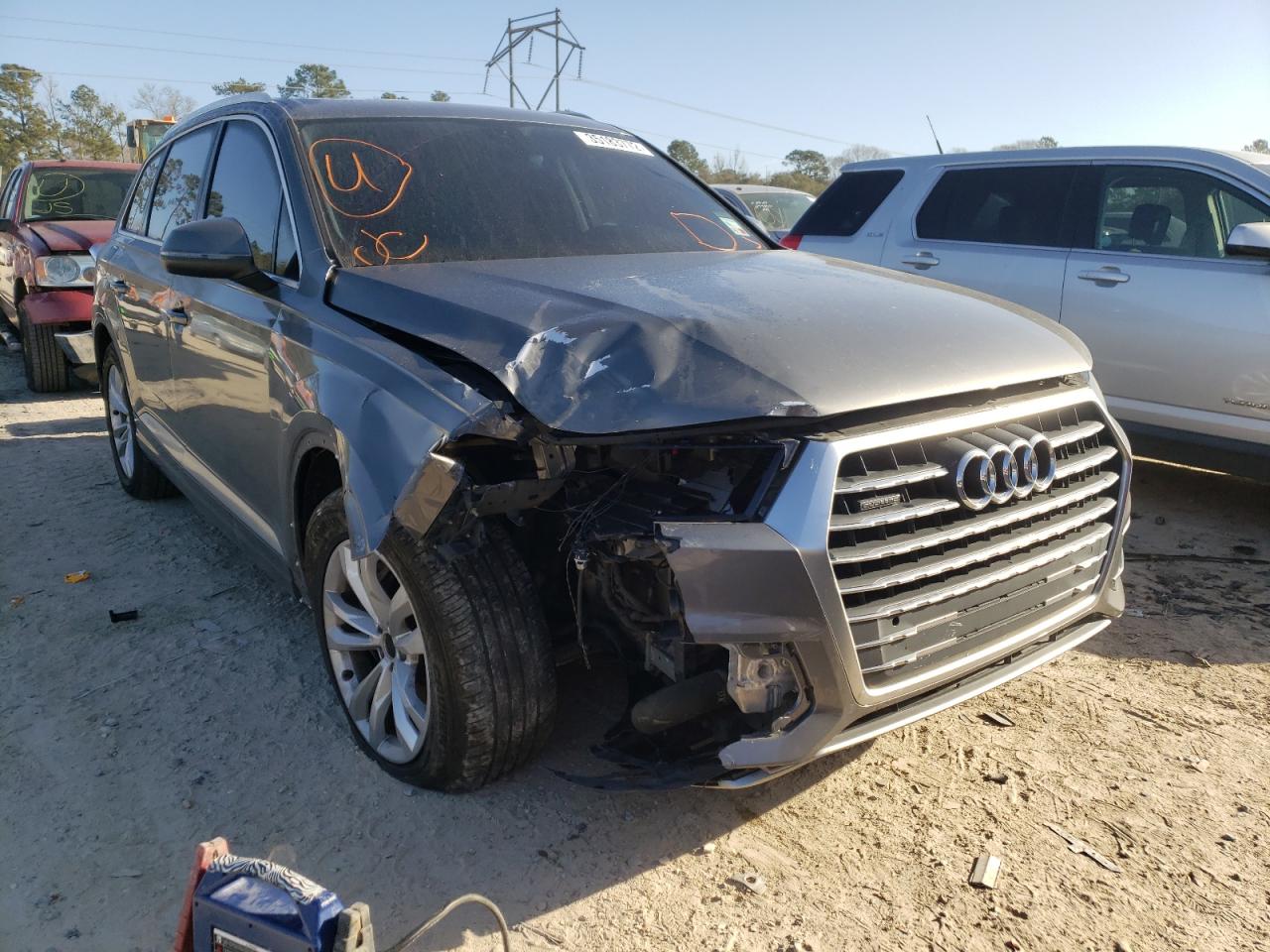 AUDI Q7 PREMIUM 2017 with VIN WA1AHAF76HD046213 - Photo from auction
