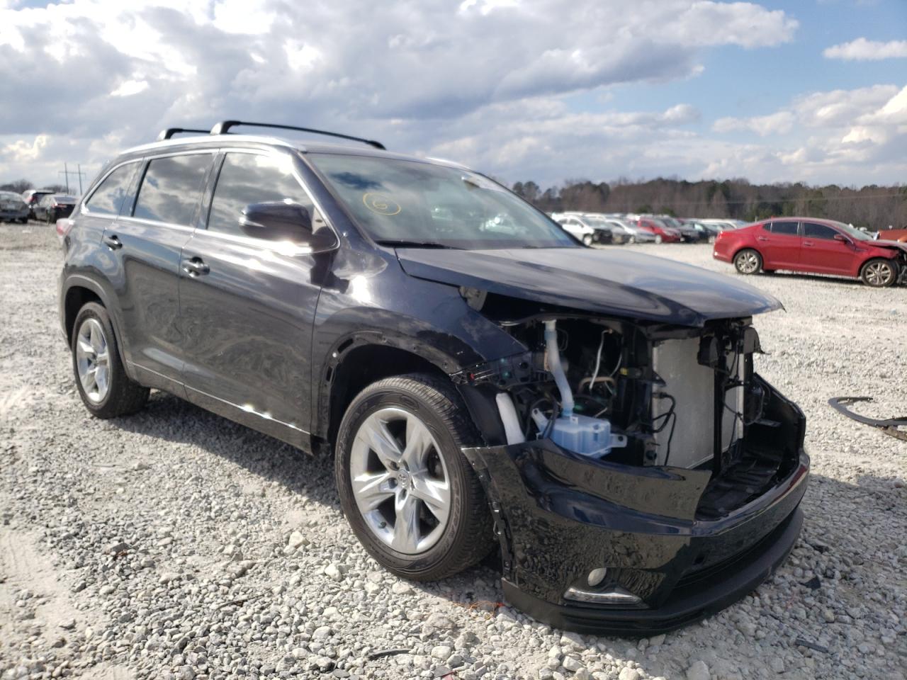 TOYOTA HIGHLANDER 2015 with VIN 5TDYKRFH0FS119364 - Photo from auction