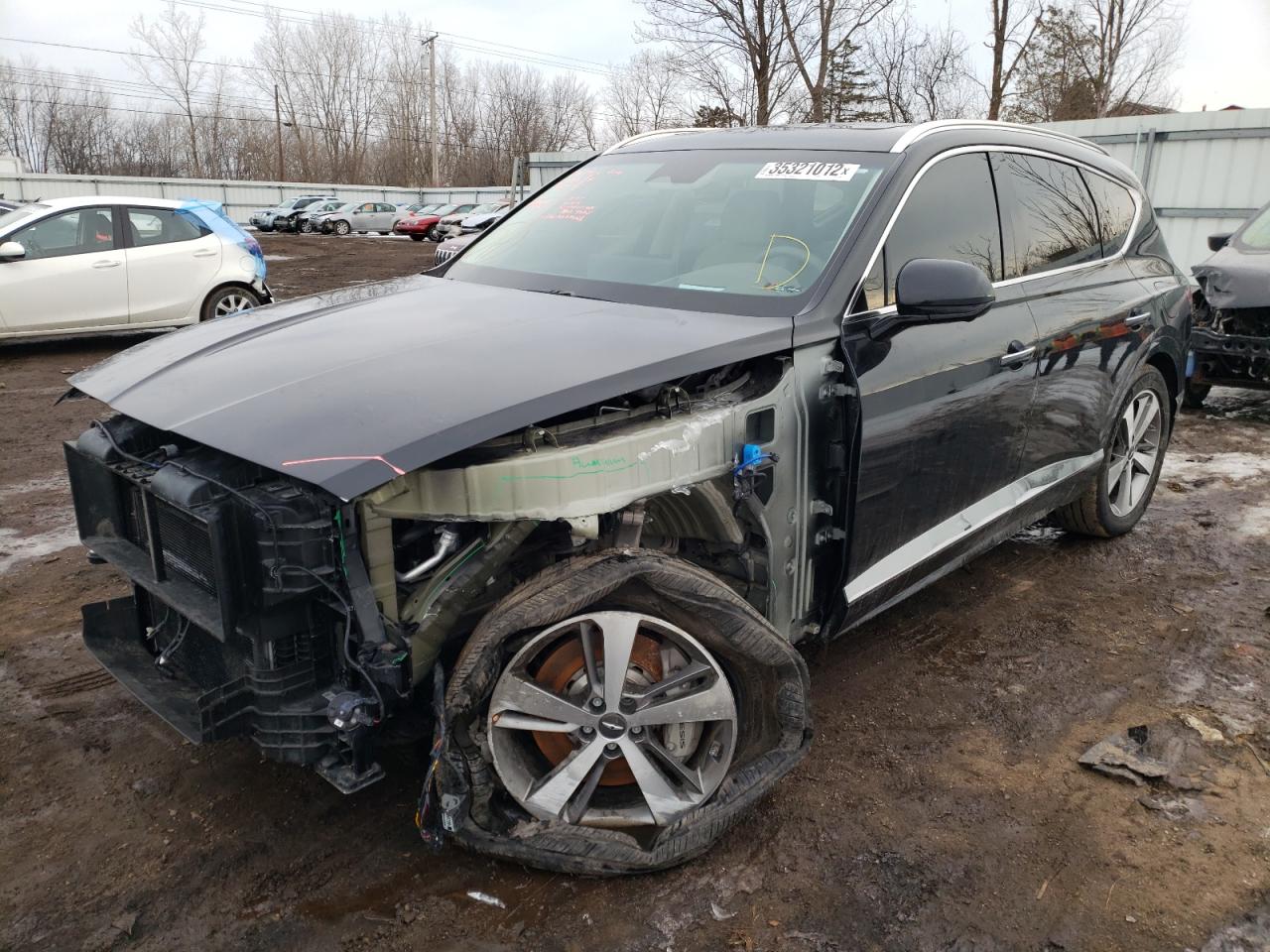 Photo 2 from auction – 2021 GENESIS GV80 BASE with VIN KMUHCESC5MU063699