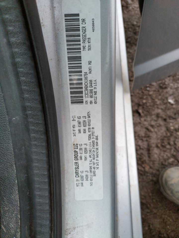 Photo 10 from auction – 2012 CHRYSLER 200 LX with VIN 1C3CCBABXCN100764