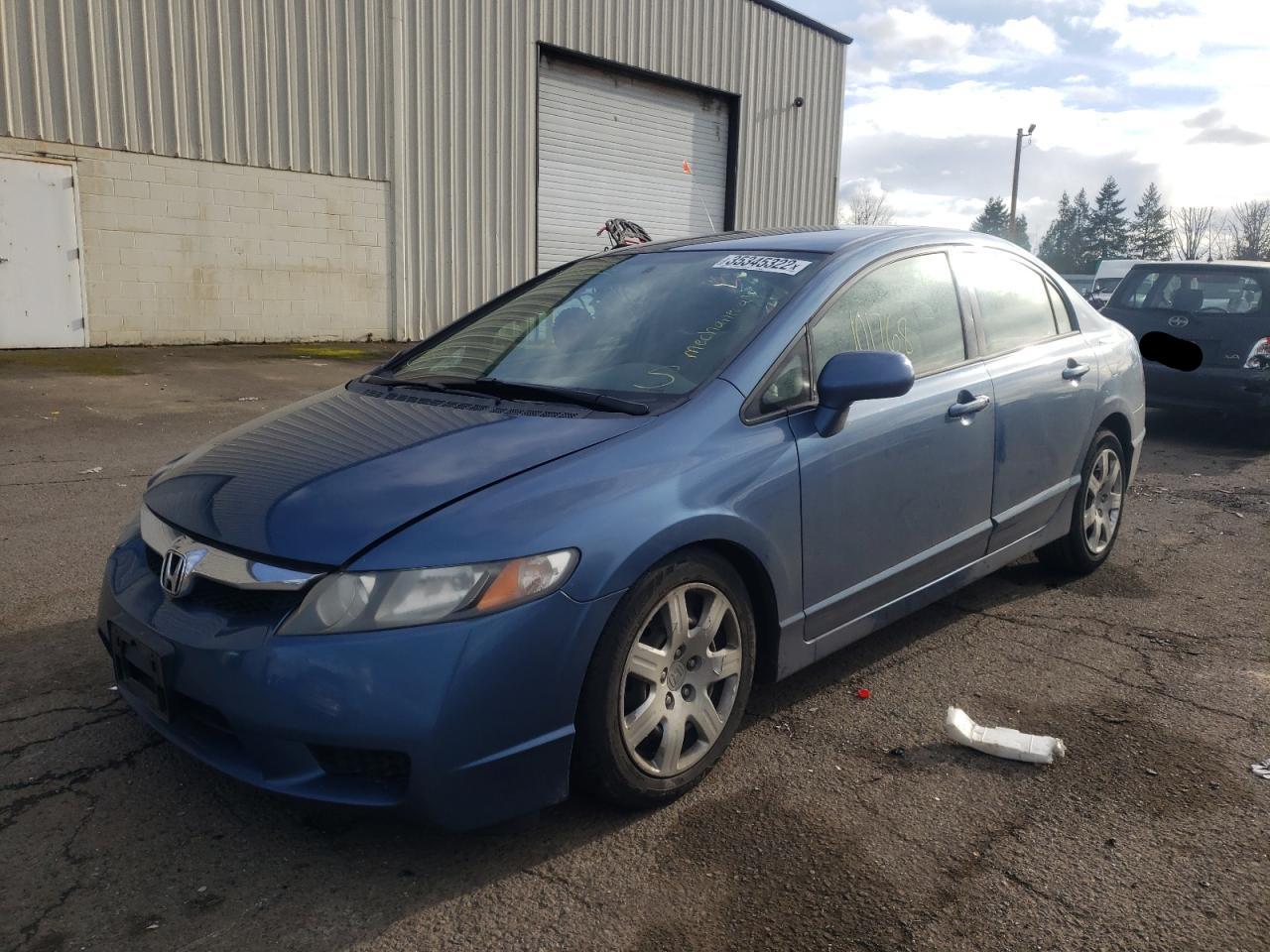 Photo 2 from auction – 2010 HONDA CIVIC LX with VIN 19XFA1F50AE035209