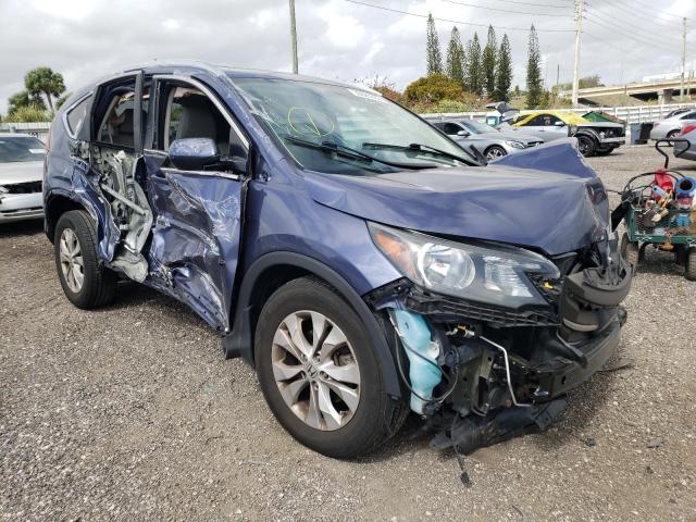 HONDA CR-V EXL 2013 with VIN 2HKRM4H76DH684436 - Photo from auction