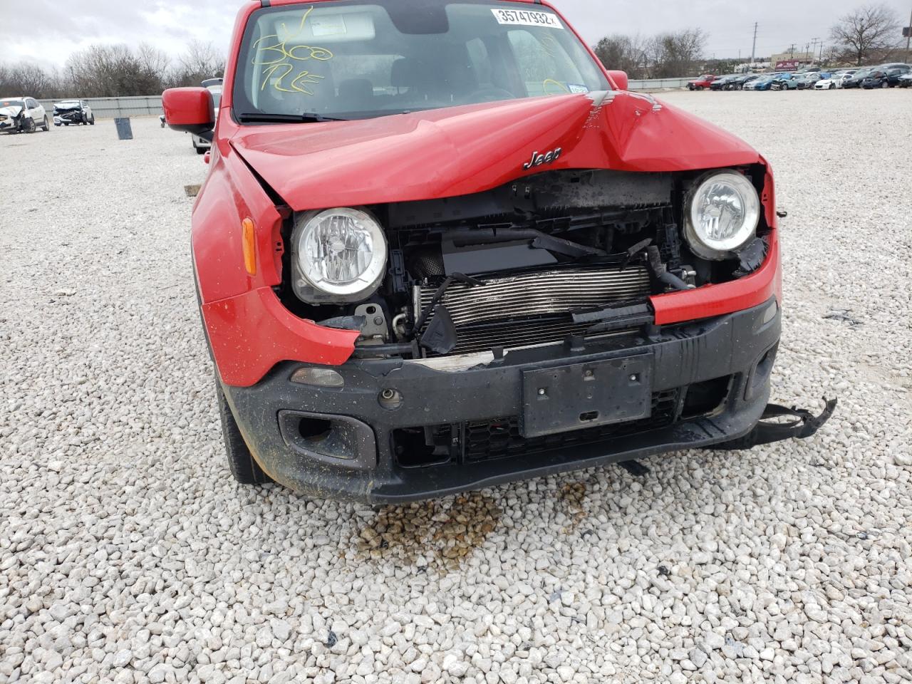 Photo 9 from auction – 2018 JEEP RENEGADE L with VIN ZACCJABB7JPH01063