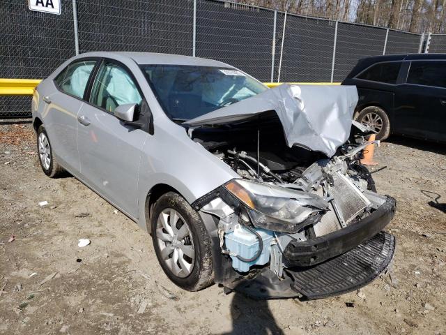 TOYOTA COROLLA L 2015 with VIN 2T1BURHE0FC350101 - Photo from auction