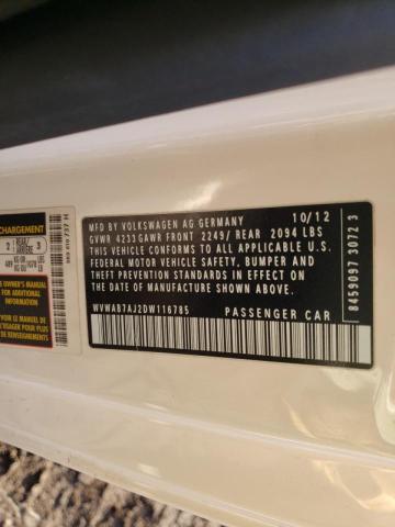 Photo 10 from auction – 2013 VOLKSWAGEN GOLF with VIN WVWAB7AJ2DW116785