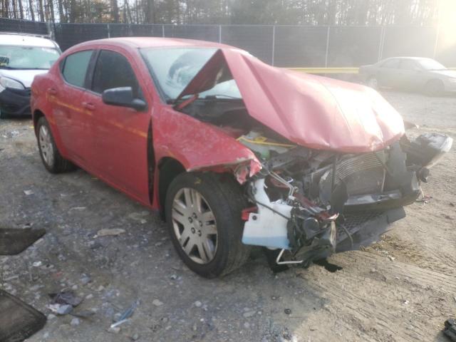 DODGE AVENGER SE 2012 with VIN 1C3CDZAB3CN238233 - Photo from auction
