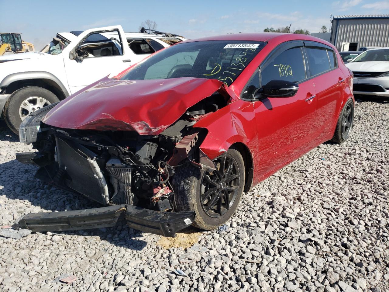 Photo 2 from auction – 2017 KIA FORTE EX with VIN 3KPFN5A37HE054643