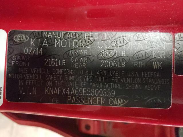 Photo 10 from auction – 2015 KIA FORTE LX with VIN KNAFX4A69F5309359