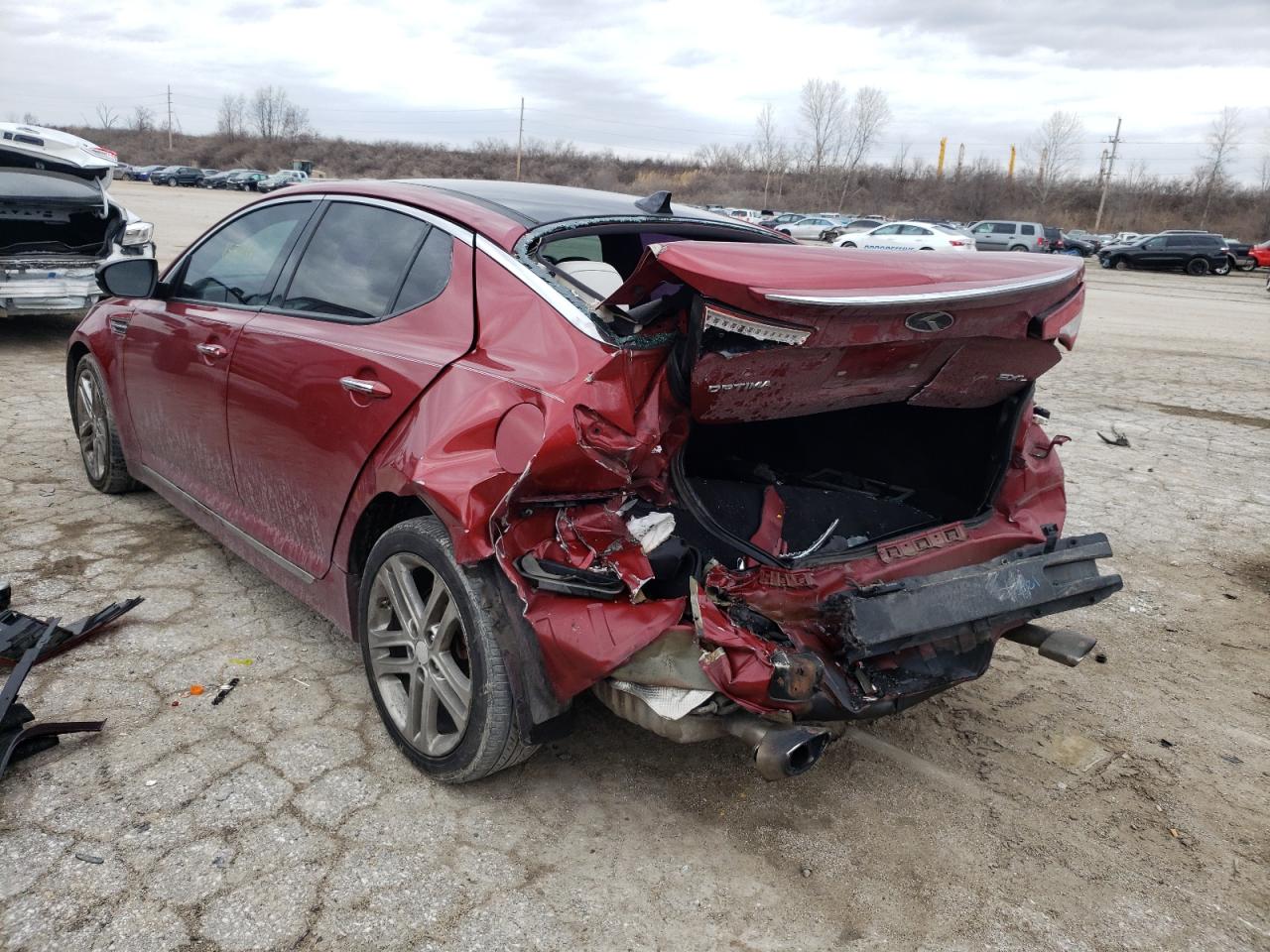 Photo 3 from auction – 2013 KIA OPTIMA SX with VIN 5XXGR4A68DG122155