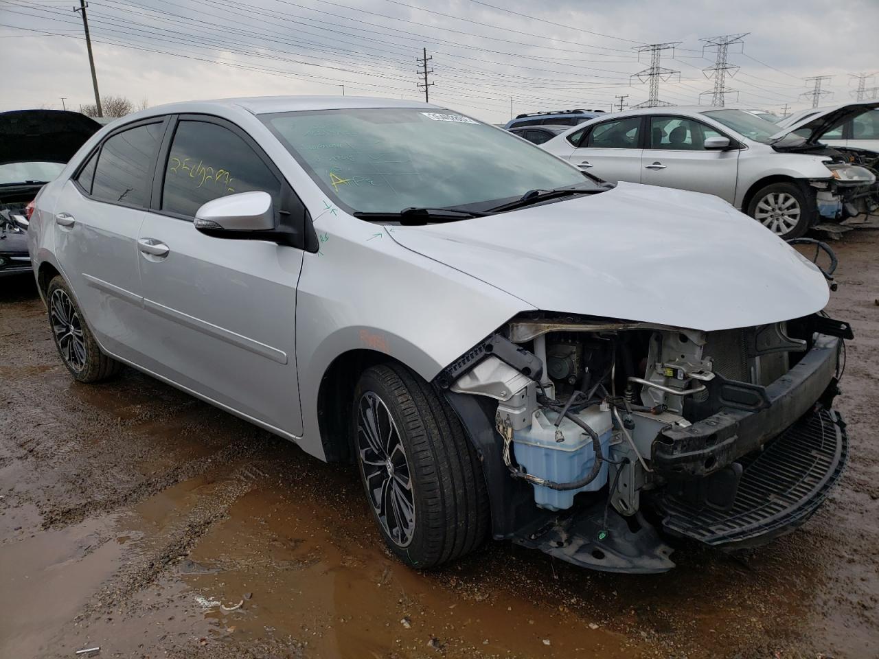 TOYOTA COROLLA L 2015 with VIN 2T1BURHE7FC448834 - Photo from auction