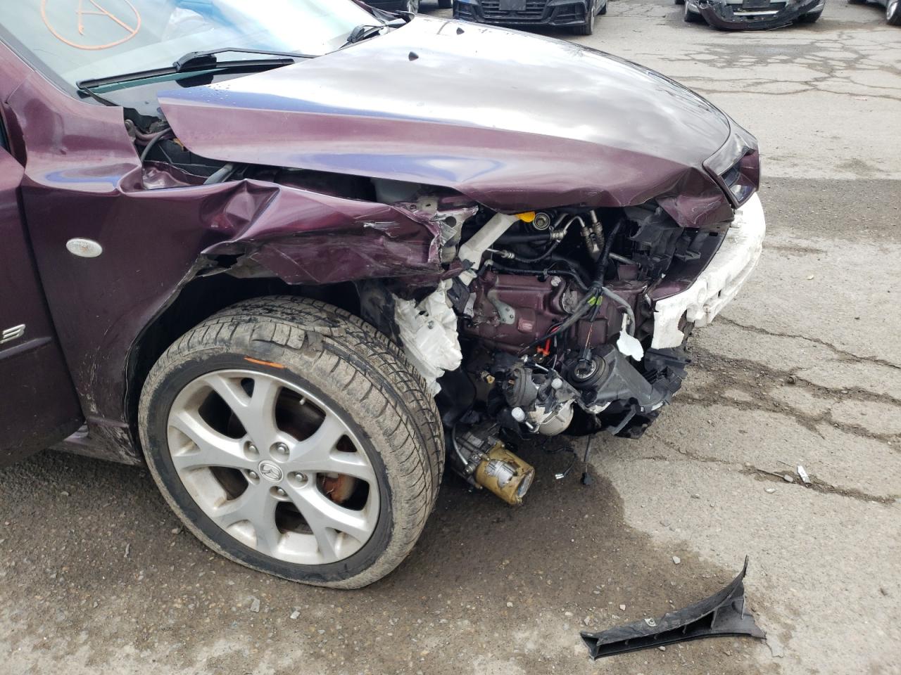 Photo 9 from auction – 2008 MAZDA 3 HATCHBAC with VIN JM1BK343181846605