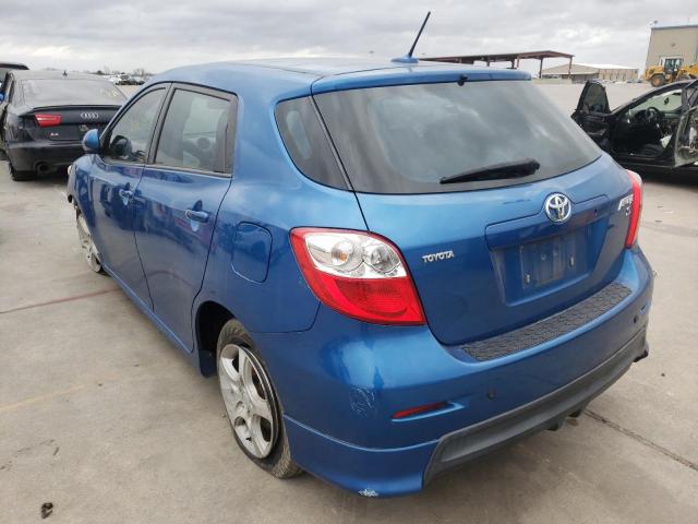 Photo 3 from auction – 2009 TOYOTA MATRIX/S with VIN 2T1KE40E99C017640