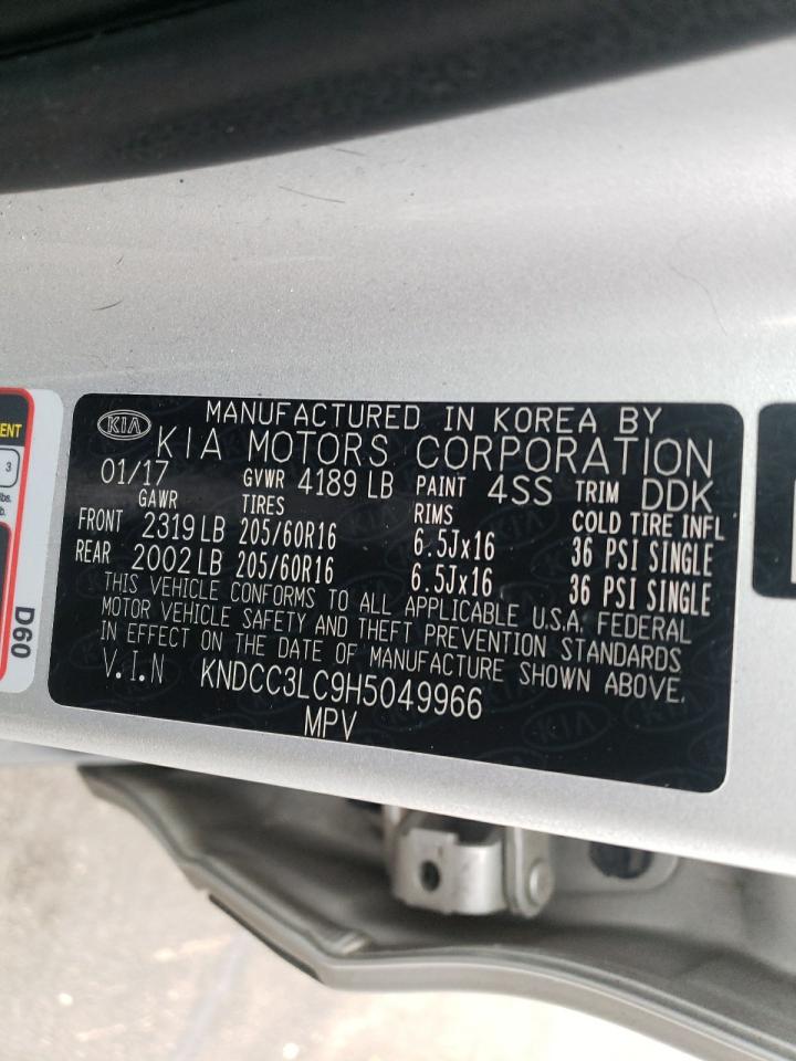 Photo 10 from auction – 2017 KIA NIRO EX with VIN KNDCC3LC9H5049966