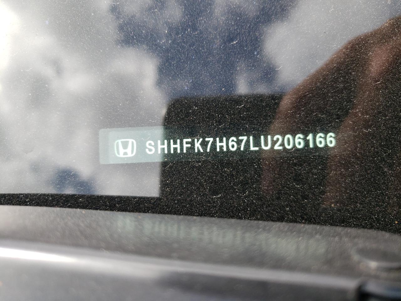 Photo 10 from auction – 2020 HONDA CIVIC EX with VIN SHHFK7H67LU206166