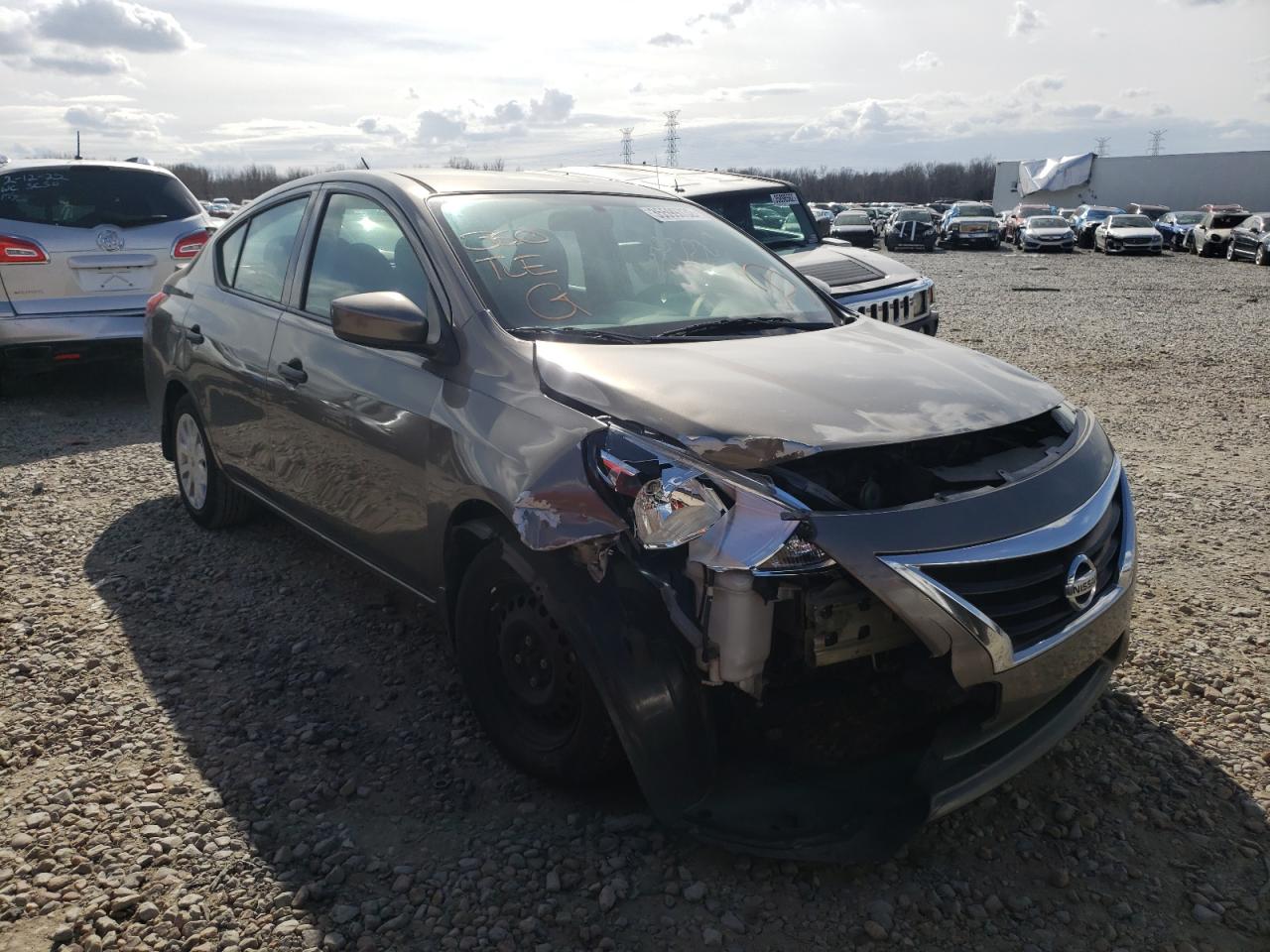 NISSAN VERSA S 2016 with VIN 3N1CN7AP4GL898539 - Photo from auction