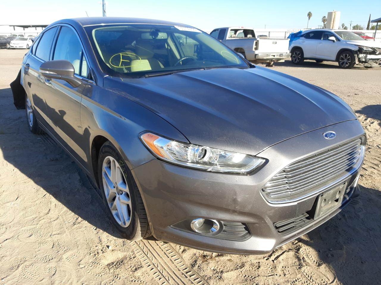 FORD FUSION SE 2014 with VIN 3FA6P0HD6ER393514 - Photo from auction
