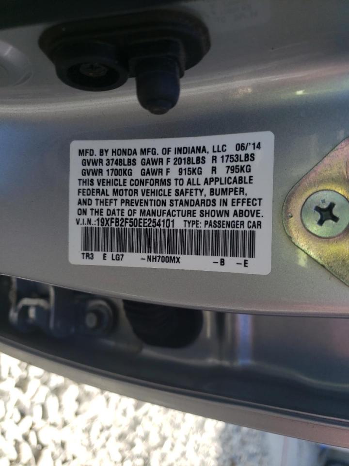 Photo 10 from auction – 2014 HONDA CIVIC LX with VIN 19XFB2F50EE254101