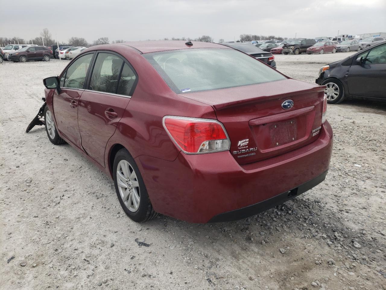Photo 3 from auction – 2015 SUBARU IMPREZA PR with VIN JF1GJAC68FH023365