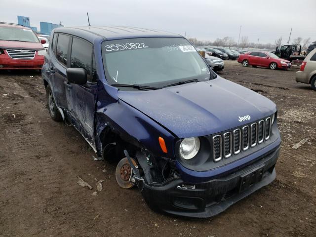 JEEP RENEGADE S 2018 with VIN ZACCJBAB3JPJ02035 - Photo from auction