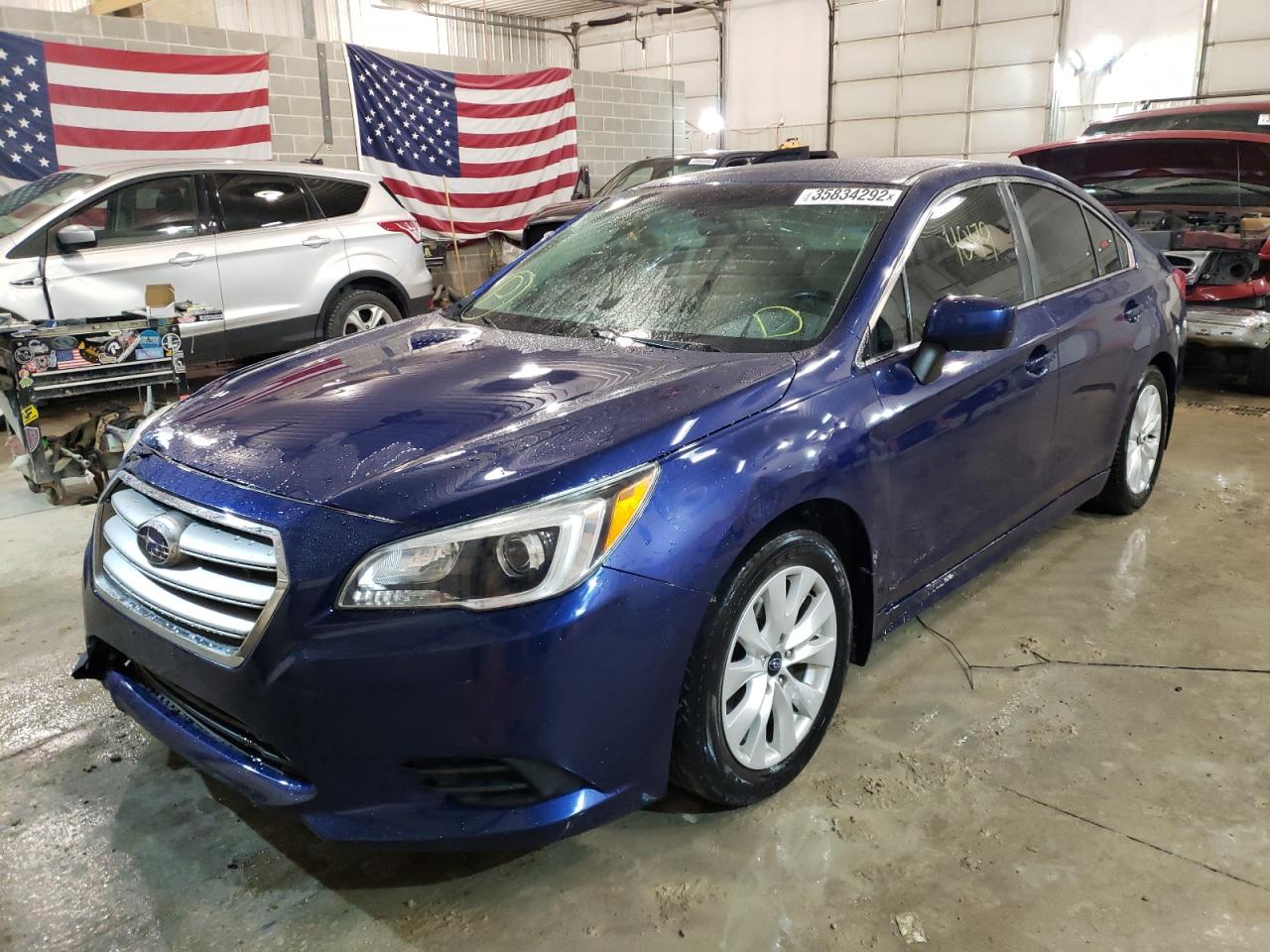 Photo 2 from auction – 2017 SUBARU LEGACY 2.5 with VIN 4S3BNAC61H3034944