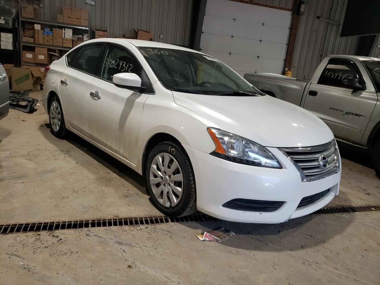 Photo 1 from auction – 2013 NISSAN SENTRA with VIN 3N1AB7AP5DL607946