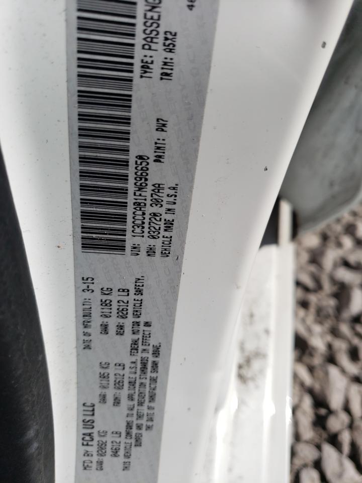 Photo 10 from auction – 2015 CHRYSLER 200 LIMITE with VIN 1C3CCCAB1FN696650