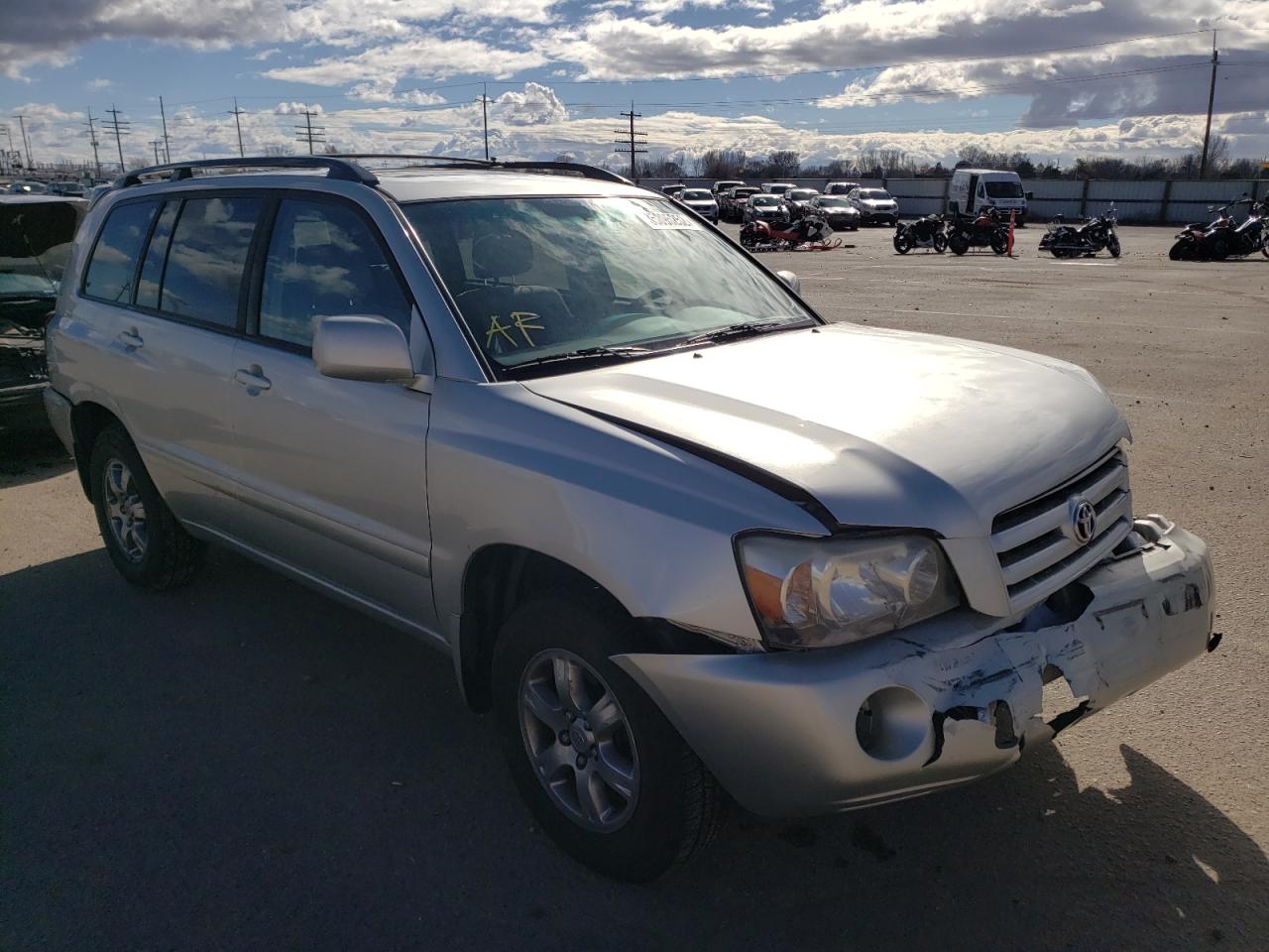 TOYOTA HIGHLANDER 2005 with VIN JTEEP21A350127512 - Photo from auction