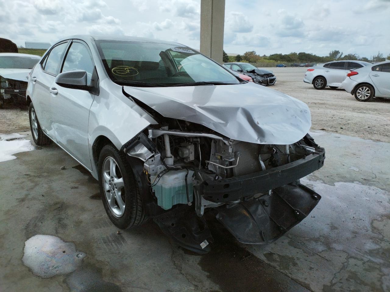 TOYOTA COROLLA L 2016 with VIN 2T1BURHE3GC626031 - Photo from auction
