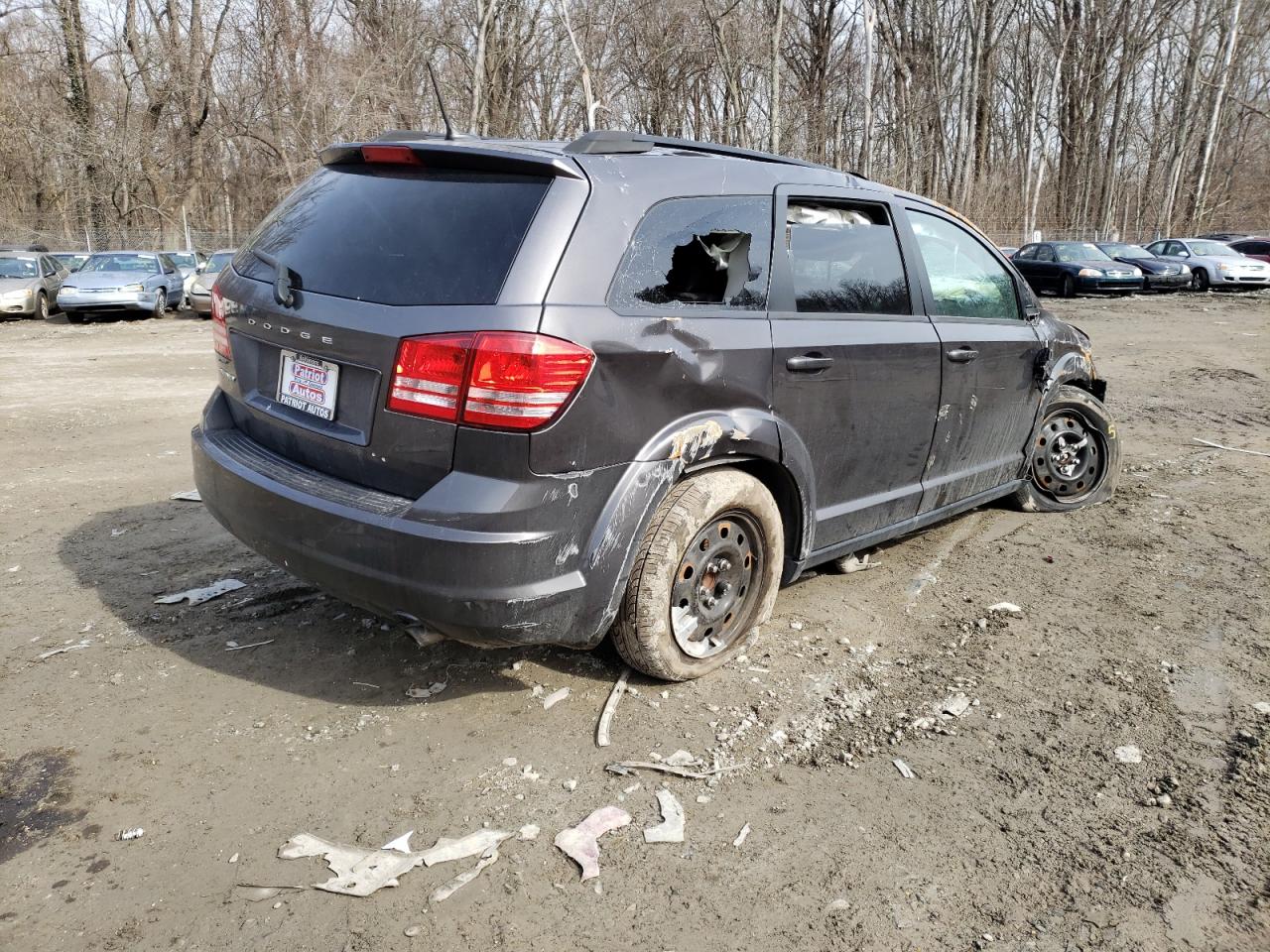 Photo 4 from auction – 2017 DODGE JOURNEY SE with VIN 3C4PDCAB5HT634116