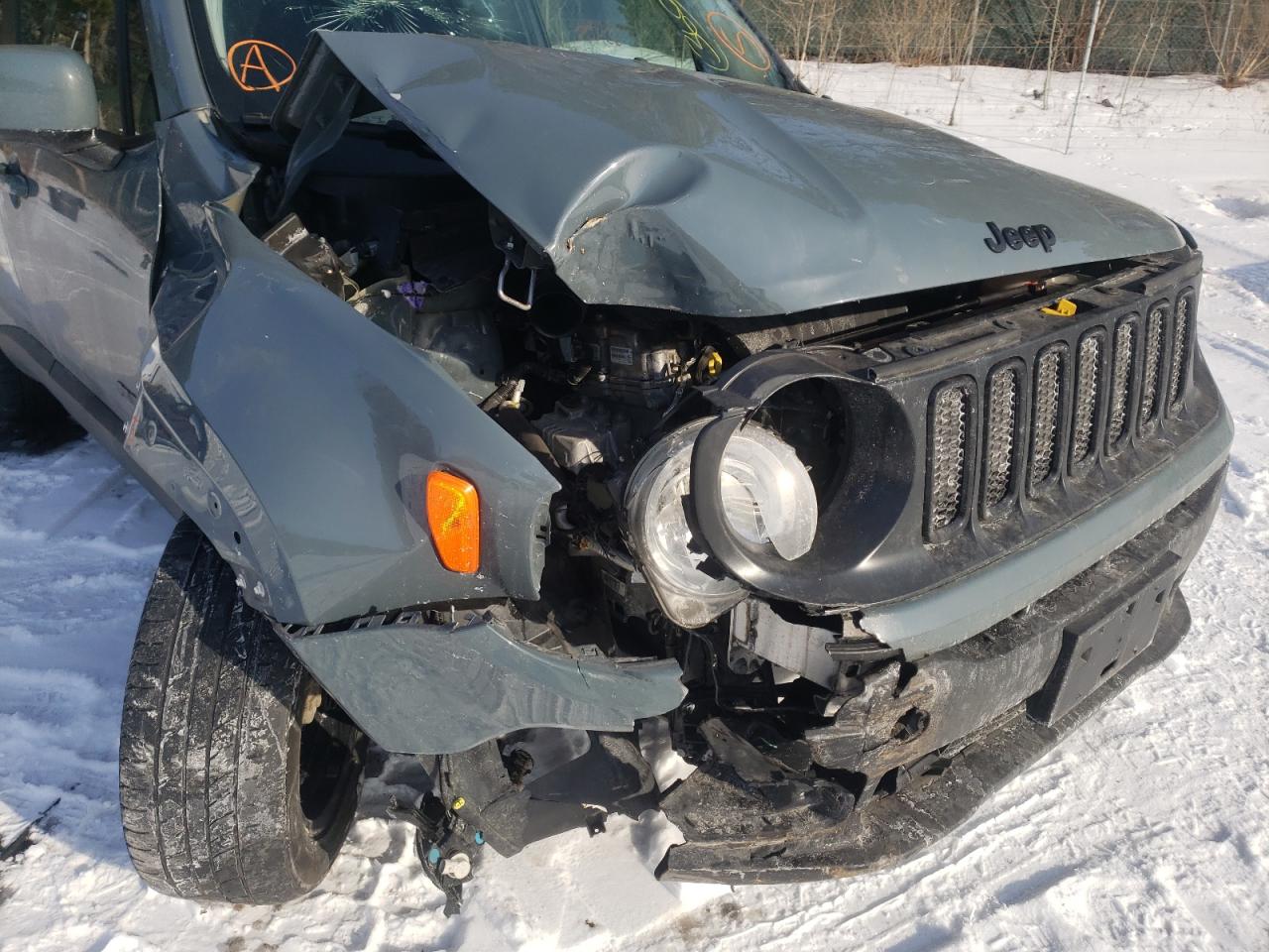 Photo 9 from auction – 2017 JEEP RENEGADE L with VIN ZACCJBBB5HPG30686