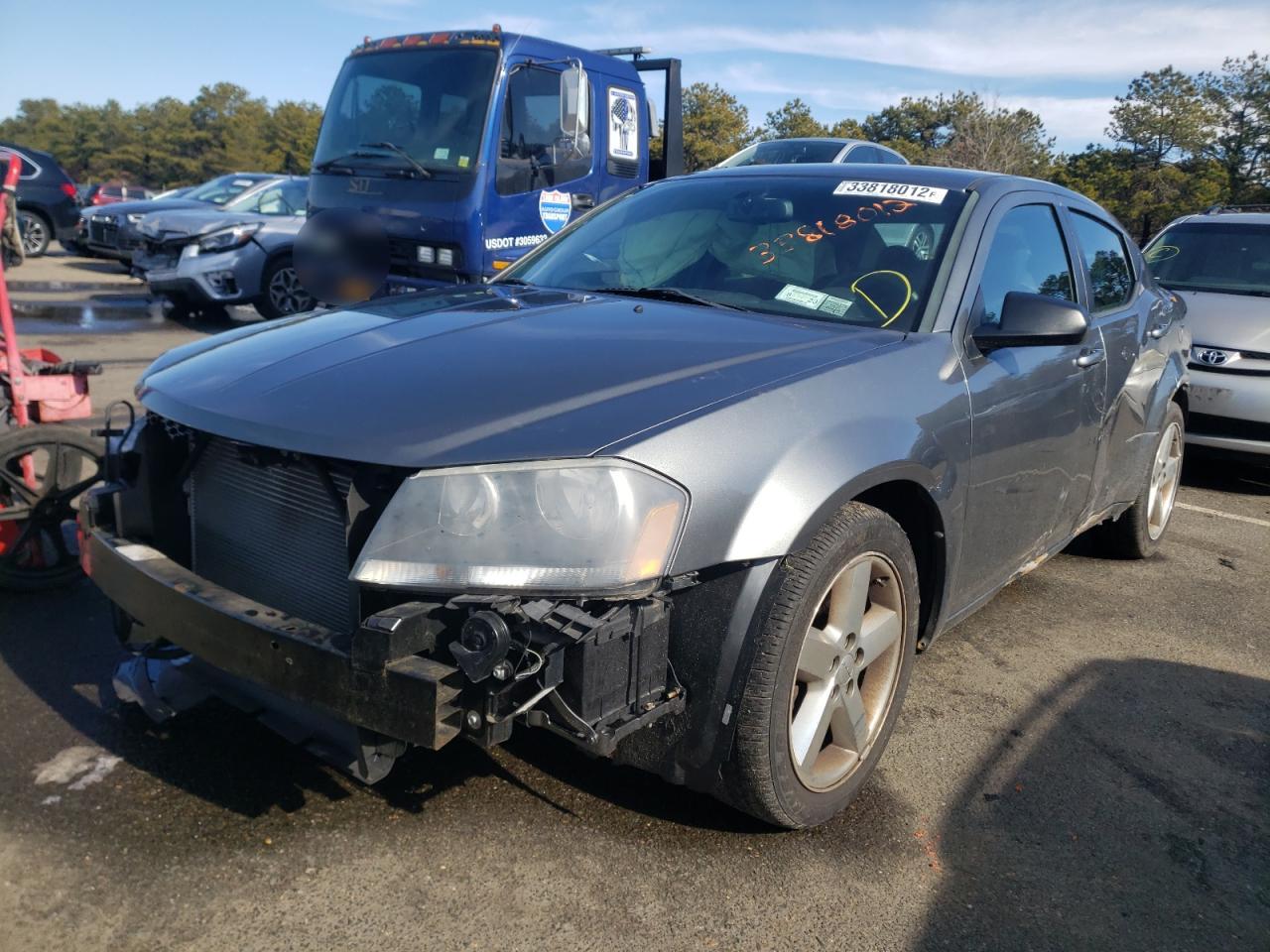 Photo 2 from auction – 2013 DODGE AVENGER SE with VIN 1C3CDZAG3DN769994