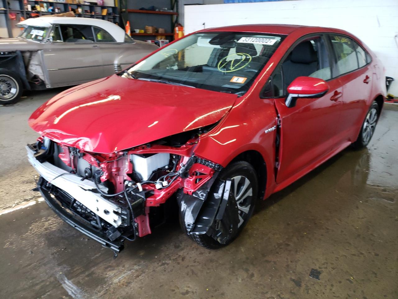 Photo 9 from auction – 2021 TOYOTA COROLLA LE with VIN JTDEAMDE7MJ014932