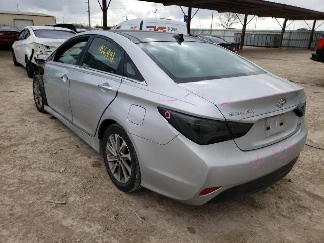 Photo 3 from auction – 2014 HYUNDAI SONATA SE with VIN 5NPEC4AC0EH844837