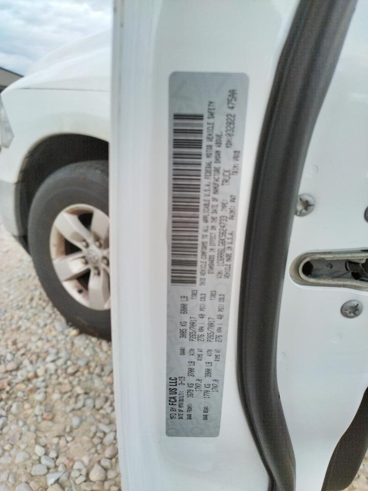 Photo 10 from auction – 2019 RAM 1500 CLASS with VIN 1C6RR6LG6KS624733