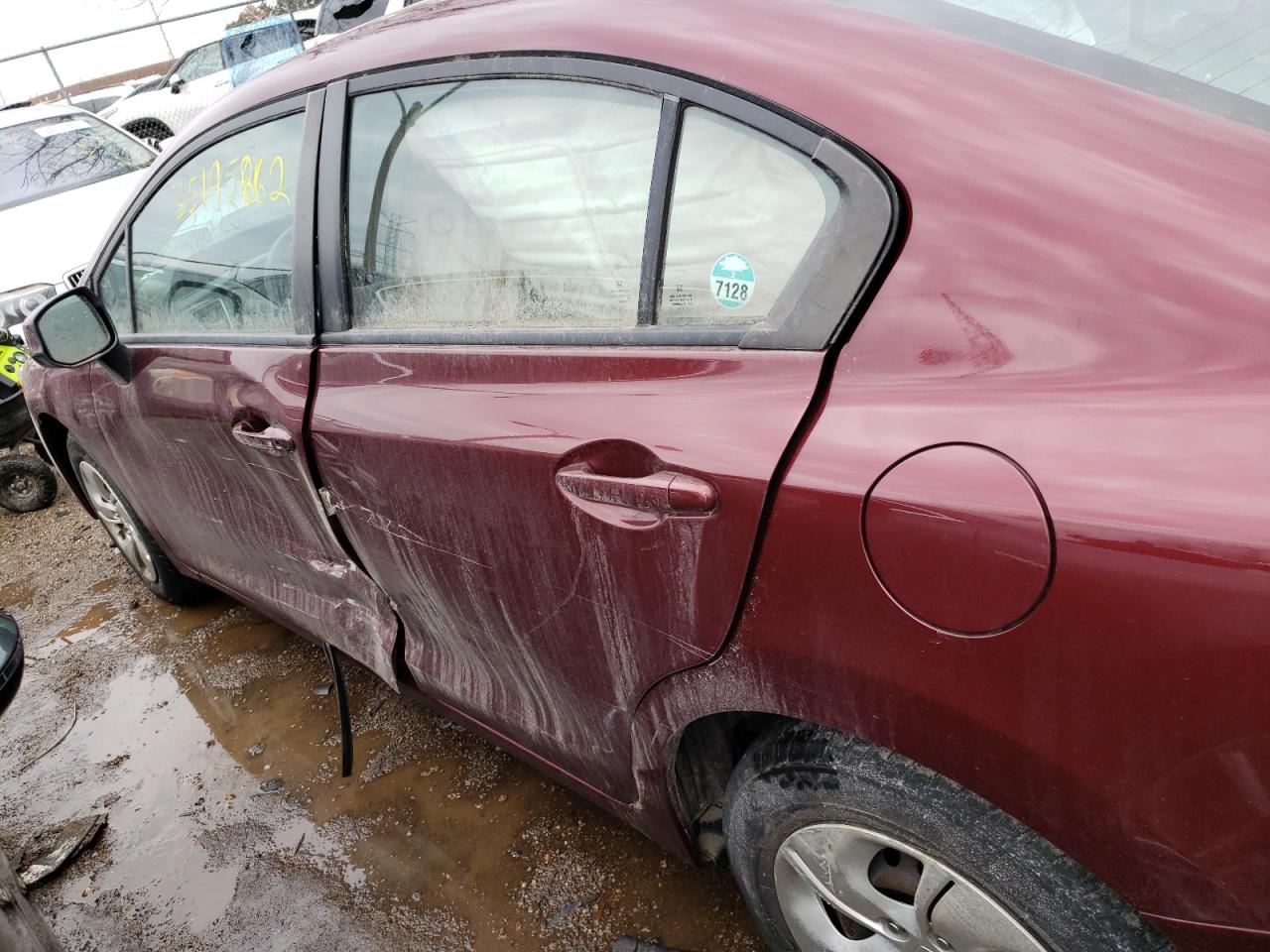 Photo 9 from auction – 2013 HONDA CIVIC LX with VIN 2HGFB2F53DH576400