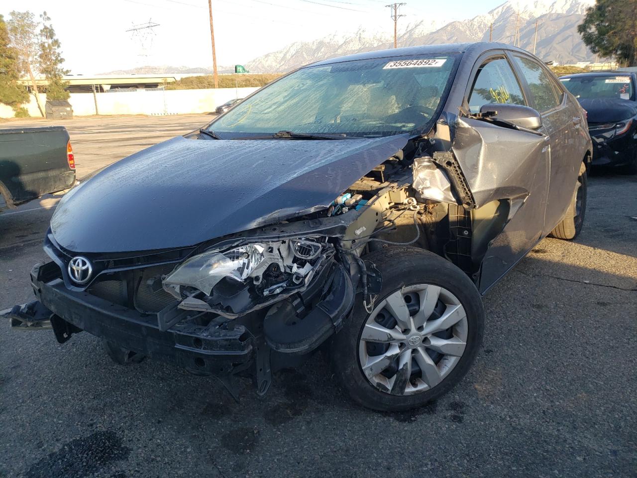Photo 2 from auction – 2014 TOYOTA COROLLA L with VIN 2T1BURHE6EC125616