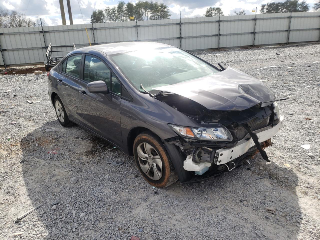 HONDA CIVIC LX 2015 with VIN 19XFB2F51FE090567 - Photo from auction
