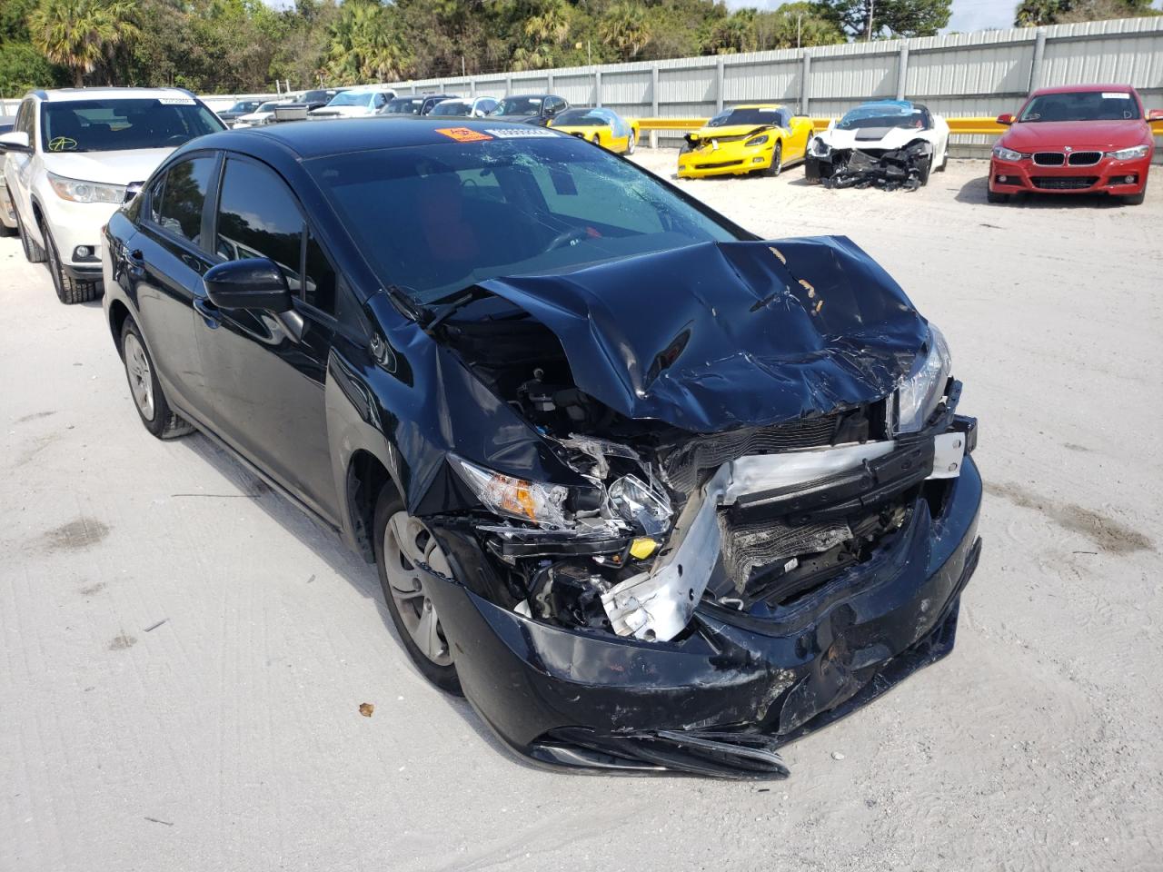 HONDA CIVIC LX 2015 with VIN 19XFB2F55FE049374 - Photo from auction